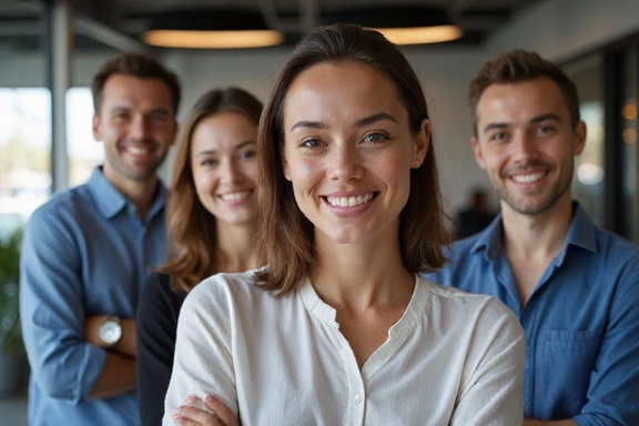 Personale di supporto amichevole che assiste i clienti